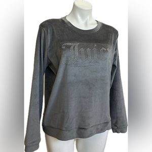 NWT. Juicy Couture Bling Velvet Sleep Wear Top XL